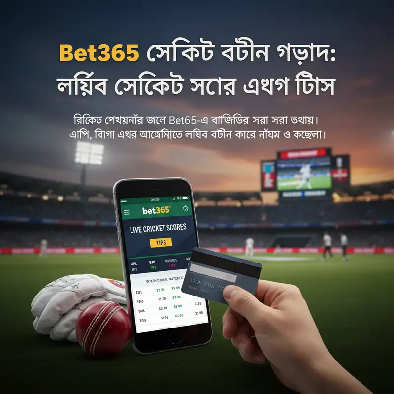 Bet365 ক্রিকেট বেটিং প্ল্যাটফর্মের দৃশ্য